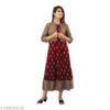 Angratan Women’s Ethnic Printed Jacket Kurti Set