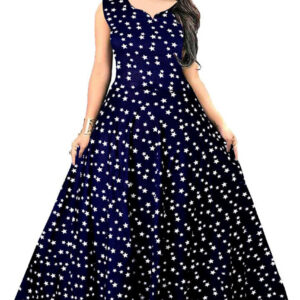 Rayon_Blend_Stitched_Anarkali_Gown___Blue_