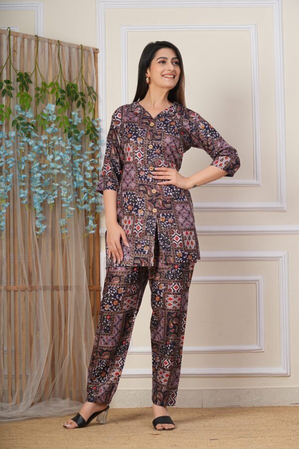 Multicolor Printed Co-Ord Set for Women